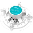 thumbnail image 4 of Pyle 6.5 Inch 300W 2-Way Indoor/Outdoor Waterproof Ceiling Speaker, White (Pair), 4 of 4