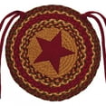 thumbnail image 2 of Cinnamon Star Braided Chair Pad 15" (Pack of 2), 2 of 2