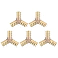thumbnail image 4 of Conector de espiga en Y de latón de 10mm o 3/8" ID Uxcell, 5 piezas, 12mm, 4 of 5