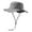 Grey, variant on Lightweight Adjustable Kids Sun Hat with Wide Brim UPF 50+ for Outdoor Beach and School Activities