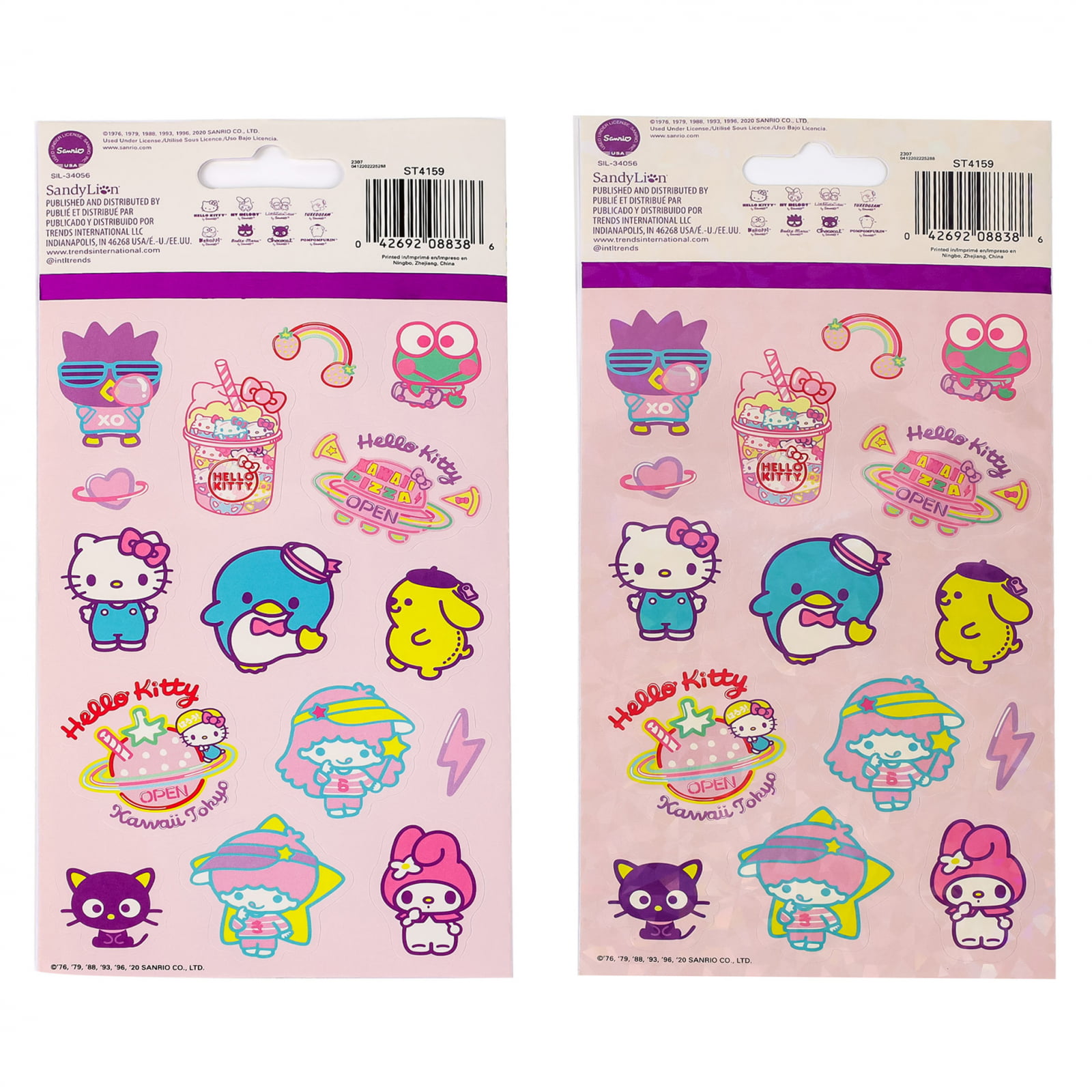 Hello Kitty Sticker, 3.5" w x 4" t
