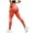 Orange, variant on 2026 3D Metabolic Booster Leggings,High Waist 3D Anti Cellulite Leggings Women, Workout Yoga Pants Orange for Size S