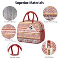 thumbnail image 4 of Womens Pioneer Flower Floral Print Pattern Lunch Box for Work,Insulated Lunch Bag for Women,Loncheras Para Mujer,Leakproof Adult Lunch Bag for Work,Beach,Travel,Picnic,Camping, 4 of 7