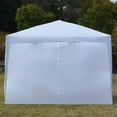 thumbnail image 4 of Zhongxin 10" x10" White Pop Up Outdoor Canopy, 4 Side Walls Waterproof, 4 of 10