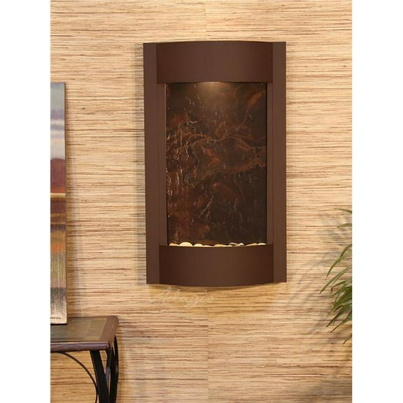 Adagio SWA3714 Serene Waters Woodland Brown Multi Color Featherstone Wall Fountain