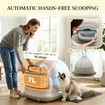 thumbnail image 4 of Smart Automatic Cat Litter Box, UVC Light & Gel Dual Purification Self-Cleaning Litter Box, APP Control Health Monitoring, 72L Large Capacity Safety Protection Kitty Toilet for Cats, 4 of 8