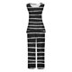 thumbnail image 4 of Puntoco Mujer Verano Suelto 2 Piezas Impreso Trajes Cuello Redondo Sin Mangas Tops y Pantalones Largos Chándal Traje Puntoco Puntoco-5777, 4 of 5