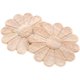 thumbnail image 2 of 20 piezas de patrón de flores redondas sin pintar Marco de apliques tallados en madera Decoración de muebles de gabinete 6 cm, 2 of 5
