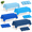 Gradient Blue-12, variant on Gradient Blue 12 Pack Disposable Plastic Rectangle Tablecloths 54x108 Inch