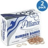Alliance Rubber 24105 Sterling Rubber Bands - Size #10 - Approx. 5000 Bands - 1 1/4" x 1/16" - Natural Crepe - 1 lb Box