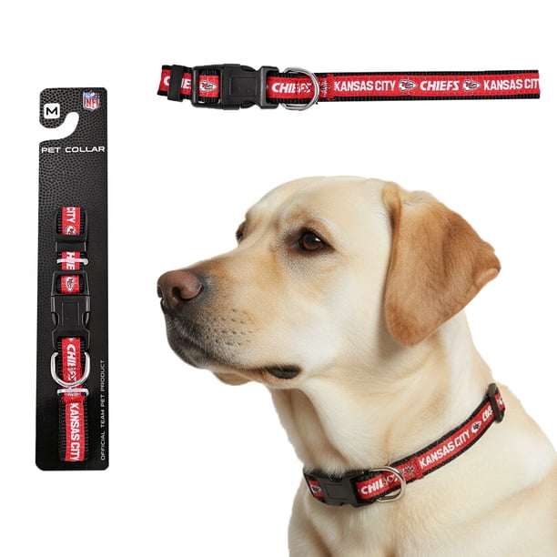 Collar NFL para perro raza mediana Kansas City Chiefs 100% oficial