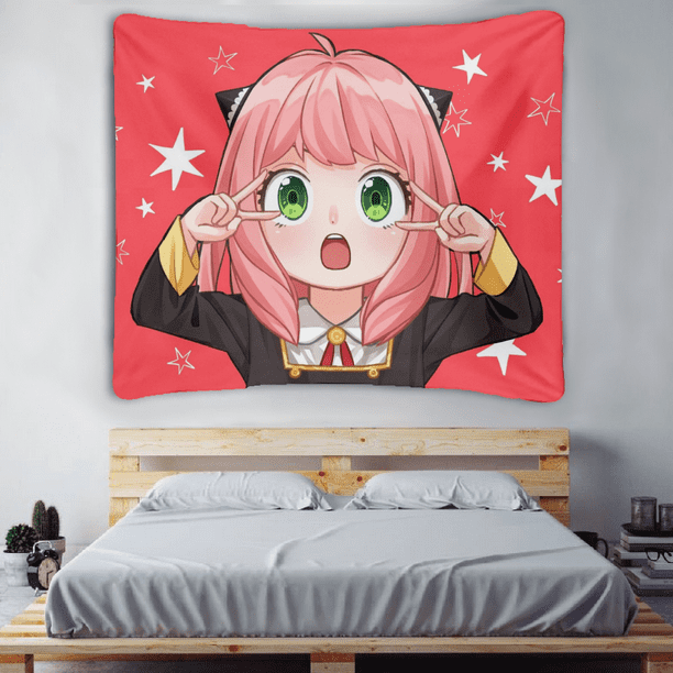 Anime SPY×FAMILY Tapestry Wall Tapestry for Bedroom Aesthetic Anya