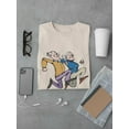 thumbnail image 3 of Jogging Couple T-Shirt Men -Wilfred Hildonen Designs, Male x-Large, 3 of 4