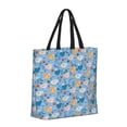 thumbnail image 2 of Sigee Cute Chickens and Flowers Print Large Capacity Zippered Tote Bag - Durable, Stylish and Versatile for Everyday Use, 2 of 9