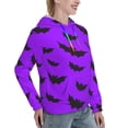 thumbnail image 3 of Hoodies for Women - cute bats violent Halloween Comfrt Colour Drawstring Women'S Fashion Hoodies & Sweatshirts, Fall Outfits Clothes for Women 2024 Pullover with Kangaroo Pocket, 3 of 7
