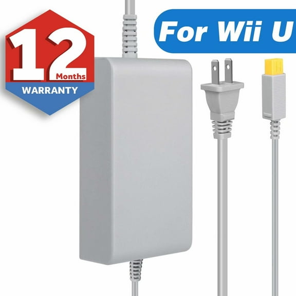 15V 5A Charger for  Nintendo Wii U Game Console (Not compatible with Nintendo Wii)