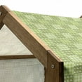 thumbnail image 5 of Abstract Pet House, Polka Dots and Checkered Pattern Textured Patchwork Simplistic Art, Outdoor & Indoor Portable Dog Kennel with Pillow and Cover, 5 Sizes, Lime and Pale Green, by Ambesonne, 5 of 5