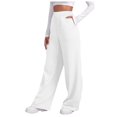 thumbnail image 2 of SIYUDAN Women'S Pants Casual Pants Women White Adult Pants Lounge Pants Women Women'S Wide Leg Pants Womens Capris For Summer, 2 of 8