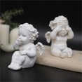 thumbnail image 4 of Visland Active Poses Angel Statue Freestanding Resin Three-dimensional Angel Sculpture for Home, 4 of 8