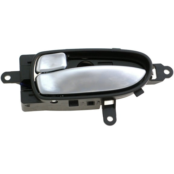 Dorman 79995 Interior Door Handle for Specific Nissan Models, Silver Lever; Black Housing
