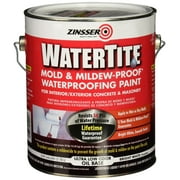 1 gal Zinsser 5001 White WaterTite Mold & Mildew-Proof Waterproofing Paint, Oil-Based