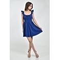 thumbnail image 1 of Vestido corto con olanes Roman Fashion /Juvenil, 06021 (Azul marino) azul marino CH, 1 of 5