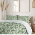 thumbnail image 6 of Ambesonne Forest Duvet Cover Set, Hand Drawn Trees and Birds, 2-Calking, Grey Yellow Seafoam, 6 of 7