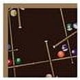 thumbnail image 3 of Joy Carpets 1510D-05 Snookered Chocolate 7 ft.8 in. x 10 ft.9 in.  WearOn Nylon Machine Tufted- Cut Pile Gaming and Entertainment Rug, 3 of 3