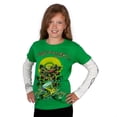 thumbnail image 1 of Ed Hardy - Diamond Rose Koi Fish Collage Girls Juvy 2fer Long Sleeve T-Shirt, 1 of 1