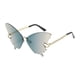 thumbnail image 2 of Los anteojos de forma de mariposa , anteojos huecos, accesorios grandes, de sol para mujer de Halloween, chicas Magideal Los anteojos, 2 of 7