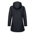 thumbnail image 5 of Little Donkey Andy Women's Waterproof Rain Jacket Outdoor Trench Raincoat with Hood Lightweight rain Shell for Hiking, Travel Black S, 5 of 7