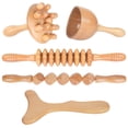 thumbnail image 1 of Instrumentos de masaje con madera Komogir, drenaje linfático 5 en 1, 1 of 6