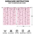 thumbnail image 2 of Nursery Curtains Boys Girls Kids Freshly Picked Strawberries Print Pattern Window Drapes for Living Bedroom Playroom Room Decor Rod Pocket 42x54 Inch 2 Panels, 2 of 2