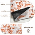 thumbnail image 6 of 5'x8' Area Rugs, Burnt Orange Botanical Indoor Outdoor Area Rug for Living Room Bedroom, Vintage Nature Flower Washable Bathroom Rugs Kitchen Floor Carpet Mats Home Decor Aesthetic, 6 of 8