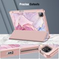 thumbnail image 5 of Fintie Cases for iPad Pro 11-inch (3rd Generation) 2021 / iPad Pro 11" 2nd Gen 2020 / 1st Gen 2018 - Soft Flexible TPU Stand Back SlimShell Cover with Pencil Holder, 5 of 6