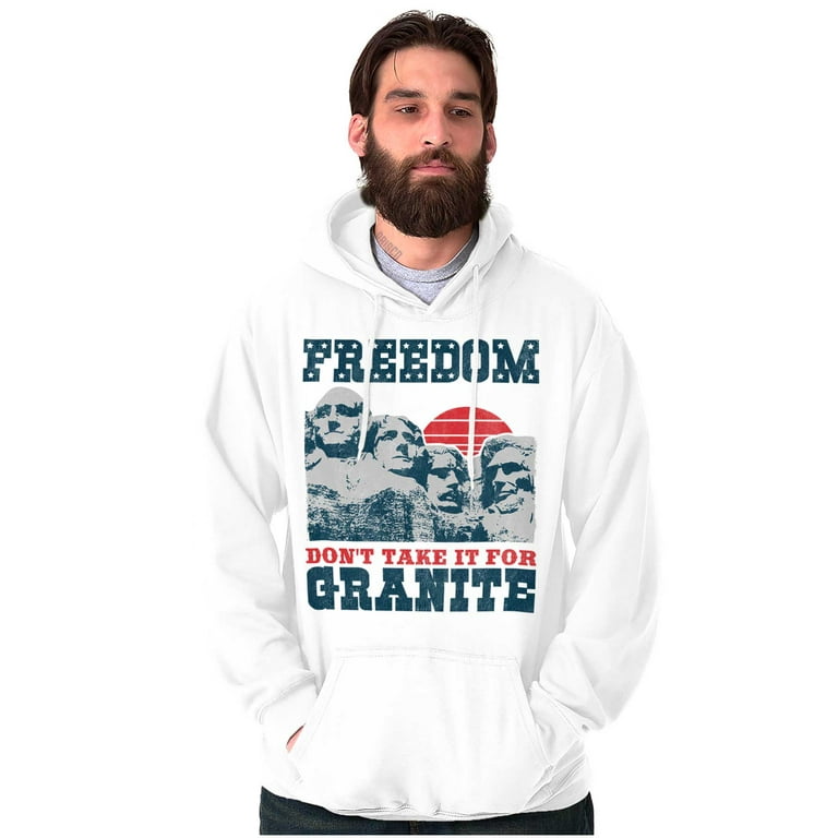 Mount Rushmore Funny 4th of July USA Hoodie Sweatshirt Women Men