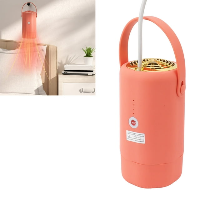 Portable Cloth Dryer, Travel Clothes Dryer with Small Drying Bag, Electric Heated Clothes Dryer Mini Clothes Dryer Machine Fast Drying Machine for Home and Traveling Orange