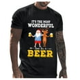 thumbnail image 1 of Wyzesi Patterned T Shirts for Men Male Christmas In July Graphic Plus Size T Shirt Print Solid Color Crew Neck Short Sleeve Top Men T Shirts Short Sleeve Button Down, 1 of 5