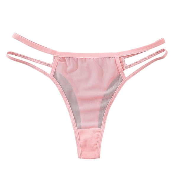 Aayomet Women's Seamless Hipster Underwear Soft Hipster Panty Ladies Sexy  Briefs (Pink, L)
