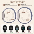 thumbnail image 3 of GEAK Compatible with Fitbit Versa 2 Bands for Women Sunflower Engraved Silicone Bands for Fitbit Versa/Versa SE/Versa Lite, 3 of 8