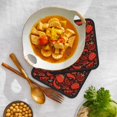 thumbnail image 5 of 2PCS Pot Holders for Kitchen - Heat Resistant Silicone Pot Holders with Hanging Loop, Cute Vegetable Tomato Non Slip Oven Hot Pads, Potholders for Decor Baking Cooking Kitchen, 5 of 6