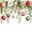 Style 7, variant on Tchckioa 72x72 Inch Shower Curtain for Bathroom,Christmas Green Leaves Ball Waterproof Hooks Bath Curtain