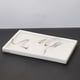 thumbnail image 3 of 1x bandeja de bañera de resina nórdica para tejidos jabón Perfume decoración blanco Gloria Bandeja de resina para bañera, 3 of 5