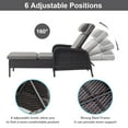 thumbnail image 3 of POCASSY Outdoor Reclining Chaise Lounge Chair with Cushions, 3 of 7