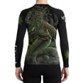 thumbnail image 2 of Raven Fightwear Women's Medusa Rash Guard MMA BJJ Black, 2 of 3