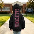 thumbnail image 2 of RMGVDSD Girls Hoodies Sweatshirts Kids Pullover Letter Print Hooded Sweatshirt Top Lightweight Casual Hoodie Autumn Trendy Clothes Leisure Sweatshirt 5-6 Years, 2 of 5