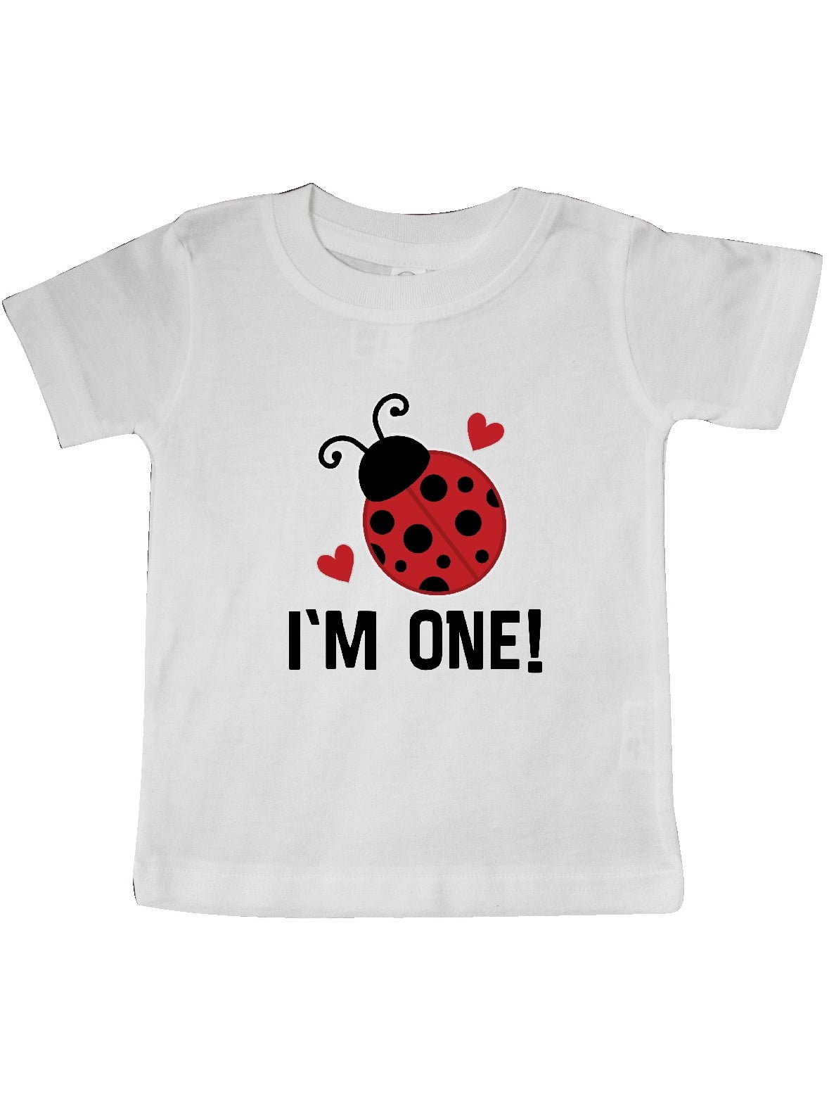 inktastic 1st Birthday Ladybug 1 Year Old Toddler T-Shirt