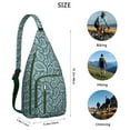 thumbnail image 3 of Stylish Sling Bag for Women - Floral Print Crossbody Backpack, Lightweight Waterproof Anti-Theft Boho Purse, 3 of 4