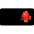 thumbnail image 1 of Boxing Gloves Offset On Black Photo License Plate Free Personalization on this plate, 1 of 1