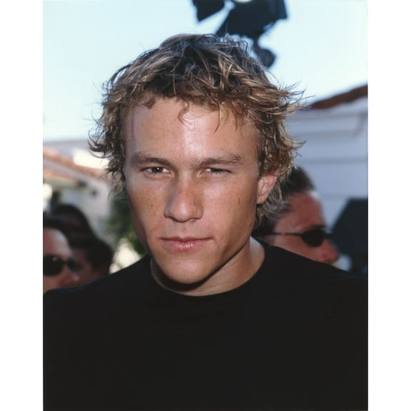 Heath Ledger wearing a Black Shirt Photo Print (8 x 10)